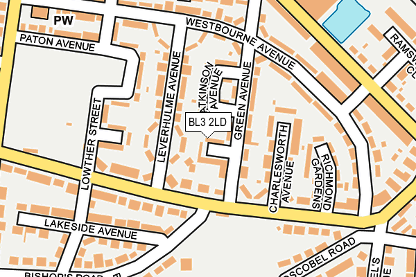 BL3 2LD map - OS OpenMap – Local (Ordnance Survey) BL3 2LD map - OS OpenMap – Local (Ordnance Survey)