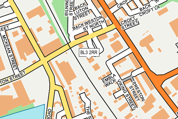 BL3 2RR map - OS OpenMap – Local (Ordnance Survey) BL3 2RR map - OS OpenMap – Local (Ordnance Survey)