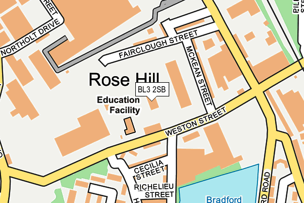 BL3 2SB map - OS OpenMap – Local (Ordnance Survey) BL3 2SB map - OS OpenMap – Local (Ordnance Survey)