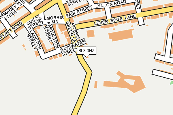 BL3 3HZ map - OS OpenMap – Local (Ordnance Survey) BL3 3HZ map - OS OpenMap – Local (Ordnance Survey)