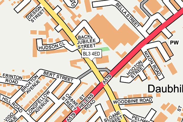 BL3 4ED map - OS OpenMap – Local (Ordnance Survey) BL3 4ED map - OS OpenMap – Local (Ordnance Survey)