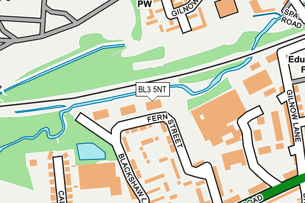 BL3 5NT map - OS OpenMap – Local (Ordnance Survey) BL3 5NT map - OS OpenMap – Local (Ordnance Survey)