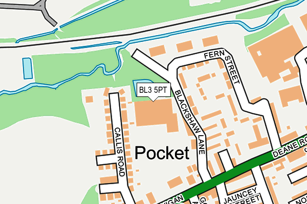 BL3 5PT map - OS OpenMap – Local (Ordnance Survey) BL3 5PT map - OS OpenMap – Local (Ordnance Survey)