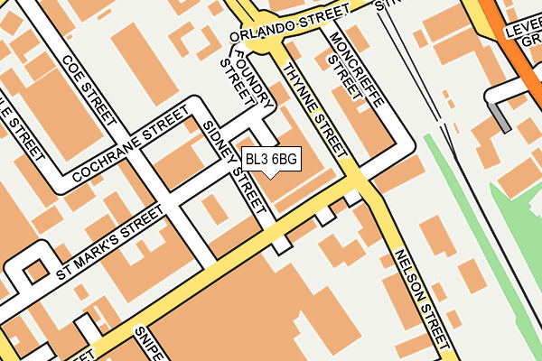BL3 6BG map - OS OpenMap – Local (Ordnance Survey) BL3 6BG map - OS OpenMap – Local (Ordnance Survey)