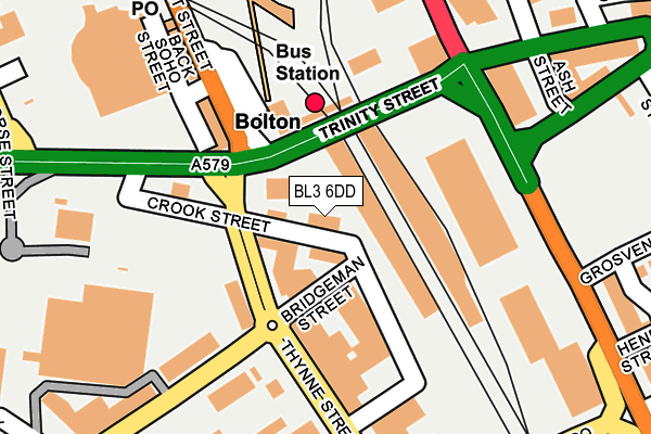 BL3 6DD map - OS OpenMap – Local (Ordnance Survey) BL3 6DD map - OS OpenMap – Local (Ordnance Survey)