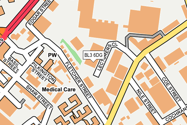 BL3 6DG map - OS OpenMap – Local (Ordnance Survey) BL3 6DG map - OS OpenMap – Local (Ordnance Survey)