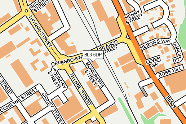 BL3 6DP map - OS OpenMap – Local (Ordnance Survey) BL3 6DP map - OS OpenMap – Local (Ordnance Survey)
