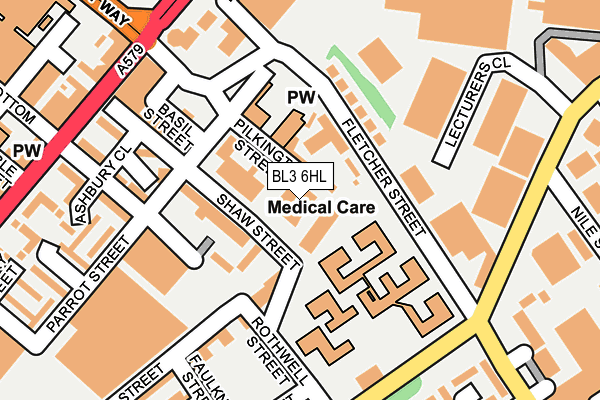 BL3 6HL map - OS OpenMap – Local (Ordnance Survey) BL3 6HL map - OS OpenMap – Local (Ordnance Survey)