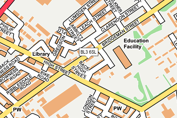 BL3 6SL map - OS OpenMap – Local (Ordnance Survey) BL3 6SL map - OS OpenMap – Local (Ordnance Survey)