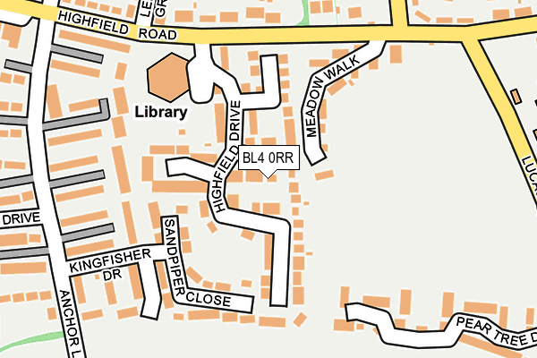 BL4 0RR map - OS OpenMap – Local (Ordnance Survey) BL4 0RR map - OS OpenMap – Local (Ordnance Survey)
