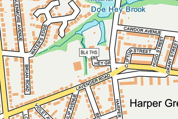 BL4 7HS map - OS OpenMap – Local (Ordnance Survey) BL4 7HS map - OS OpenMap – Local (Ordnance Survey)