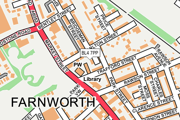 BL4 7PP map - OS OpenMap – Local (Ordnance Survey) BL4 7PP map - OS OpenMap – Local (Ordnance Survey)