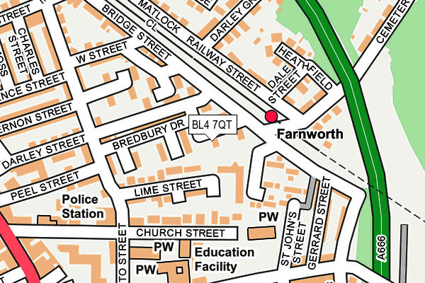 BL4 7QT map - OS OpenMap – Local (Ordnance Survey) BL4 7QT map - OS OpenMap – Local (Ordnance Survey)