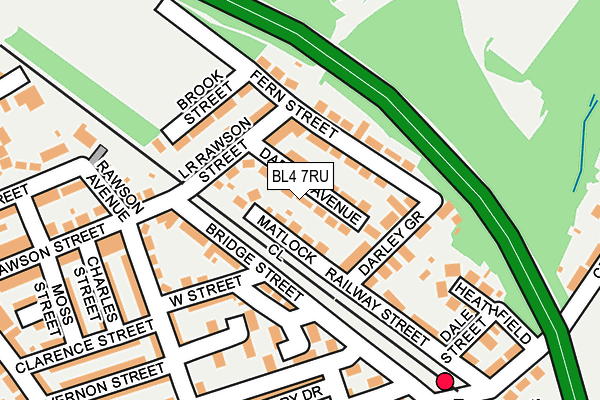 BL4 7RU map - OS OpenMap – Local (Ordnance Survey) BL4 7RU map - OS OpenMap – Local (Ordnance Survey)