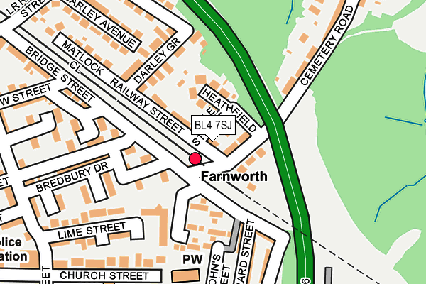 BL4 7SJ map - OS OpenMap – Local (Ordnance Survey) BL4 7SJ map - OS OpenMap – Local (Ordnance Survey)