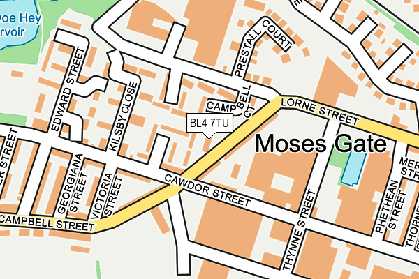 BL4 7TU map - OS OpenMap – Local (Ordnance Survey) BL4 7TU map - OS OpenMap – Local (Ordnance Survey)