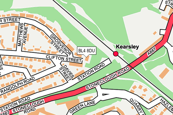 BL4 8DU map - OS OpenMap – Local (Ordnance Survey) BL4 8DU map - OS OpenMap – Local (Ordnance Survey)