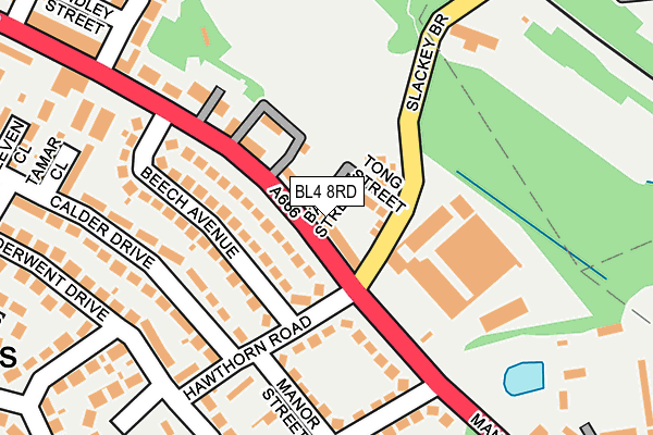 BL4 8RD map - OS OpenMap – Local (Ordnance Survey) BL4 8RD map - OS OpenMap – Local (Ordnance Survey)