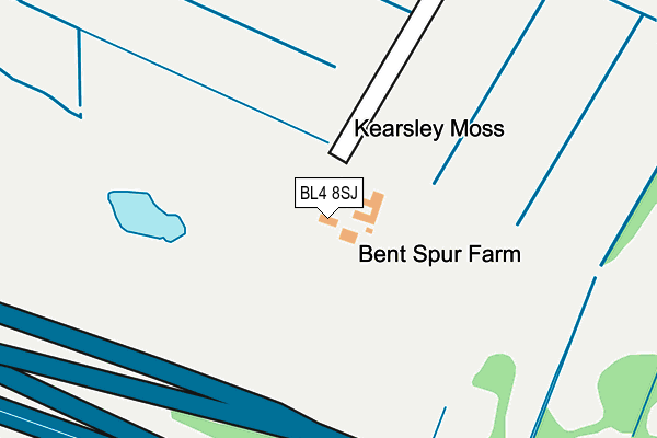 BL4 8SJ map - OS OpenMap – Local (Ordnance Survey) BL4 8SJ map - OS OpenMap – Local (Ordnance Survey)