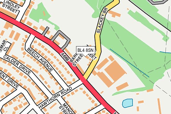 BL4 8SN map - OS OpenMap – Local (Ordnance Survey) BL4 8SN map - OS OpenMap – Local (Ordnance Survey)