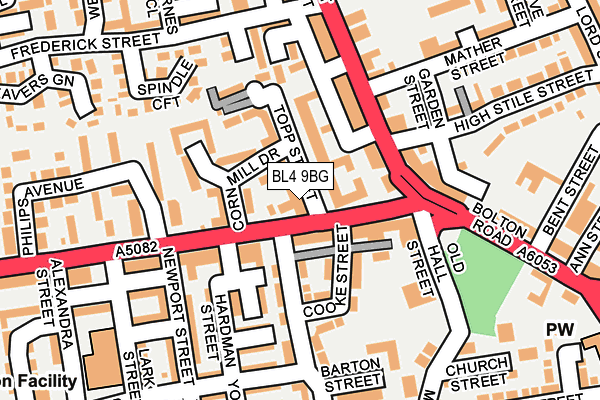BL4 9BG map - OS OpenMap – Local (Ordnance Survey) BL4 9BG map - OS OpenMap – Local (Ordnance Survey)