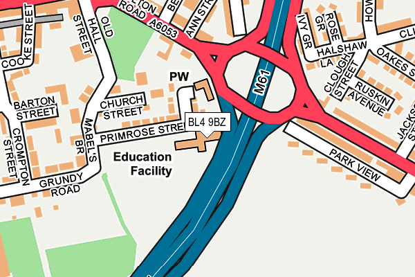 BL4 9BZ map - OS OpenMap – Local (Ordnance Survey) BL4 9BZ map - OS OpenMap – Local (Ordnance Survey)