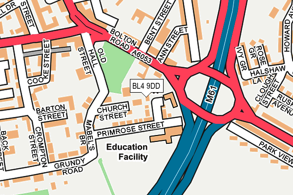 BL4 9DD map - OS OpenMap – Local (Ordnance Survey) BL4 9DD map - OS OpenMap – Local (Ordnance Survey)