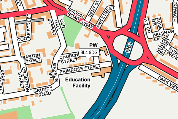 BL4 9DG map - OS OpenMap – Local (Ordnance Survey) BL4 9DG map - OS OpenMap – Local (Ordnance Survey)