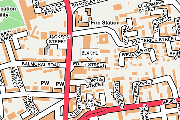 BL4 9HL map - OS OpenMap – Local (Ordnance Survey) BL4 9HL map - OS OpenMap – Local (Ordnance Survey)