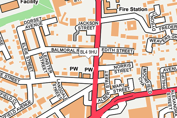 BL4 9HU map - OS OpenMap – Local (Ordnance Survey) BL4 9HU map - OS OpenMap – Local (Ordnance Survey)