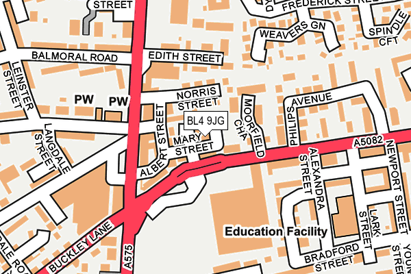 BL4 9JG map - OS OpenMap – Local (Ordnance Survey) BL4 9JG map - OS OpenMap – Local (Ordnance Survey)