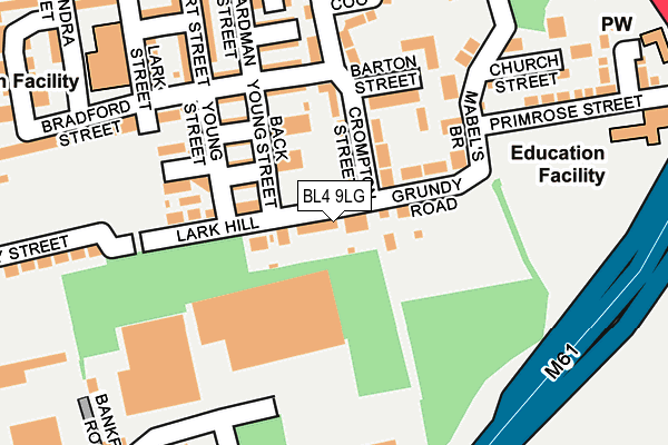 BL4 9LG map - OS OpenMap – Local (Ordnance Survey) BL4 9LG map - OS OpenMap – Local (Ordnance Survey)