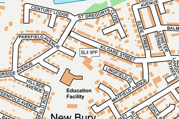 BL4 9PP map - OS OpenMap – Local (Ordnance Survey) BL4 9PP map - OS OpenMap – Local (Ordnance Survey)