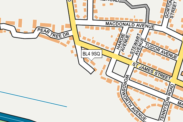 BL4 9SQ map - OS OpenMap – Local (Ordnance Survey) BL4 9SQ map - OS OpenMap – Local (Ordnance Survey)