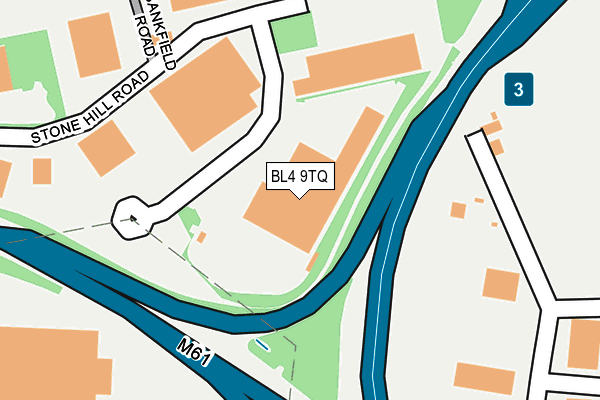 BL4 9TQ map - OS OpenMap – Local (Ordnance Survey) BL4 9TQ map - OS OpenMap – Local (Ordnance Survey)