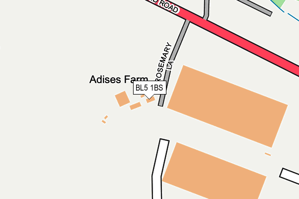 BL5 1BS map - OS OpenMap – Local (Ordnance Survey) BL5 1BS map - OS OpenMap – Local (Ordnance Survey)