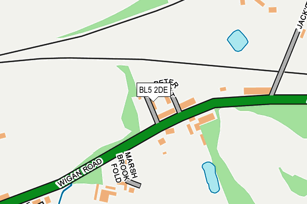 BL5 2DE map - OS OpenMap – Local (Ordnance Survey) BL5 2DE map - OS OpenMap – Local (Ordnance Survey)