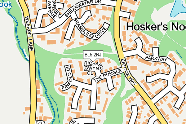 BL5 2RJ map - OS OpenMap – Local (Ordnance Survey) BL5 2RJ map - OS OpenMap – Local (Ordnance Survey)