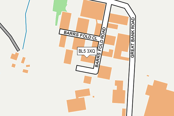 BL5 3XQ map - OS OpenMap – Local (Ordnance Survey) BL5 3XQ map - OS OpenMap – Local (Ordnance Survey)