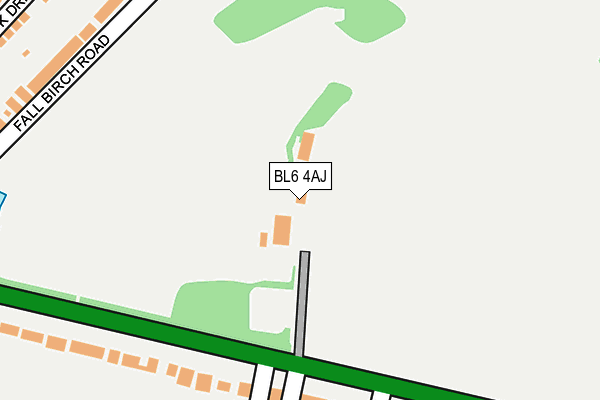 BL6 4AJ map - OS OpenMap – Local (Ordnance Survey) BL6 4AJ map - OS OpenMap – Local (Ordnance Survey)