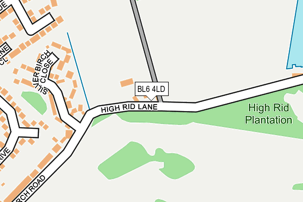 BL6 4LD map - OS OpenMap – Local (Ordnance Survey) BL6 4LD map - OS OpenMap – Local (Ordnance Survey)