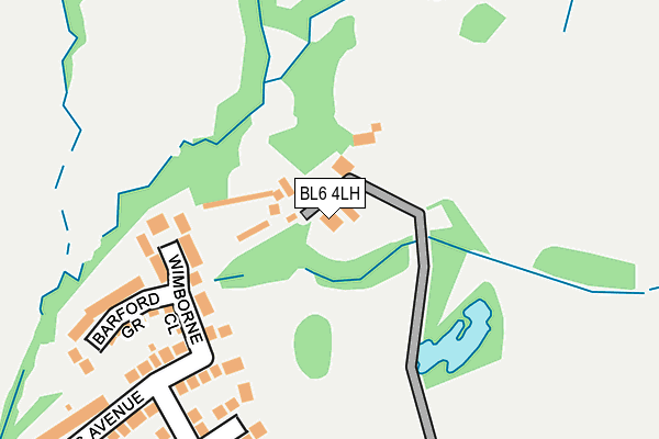BL6 4LH map - OS OpenMap – Local (Ordnance Survey) BL6 4LH map - OS OpenMap – Local (Ordnance Survey)