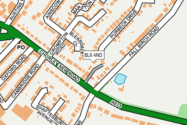 BL6 4ND map - OS OpenMap – Local (Ordnance Survey) BL6 4ND map - OS OpenMap – Local (Ordnance Survey)