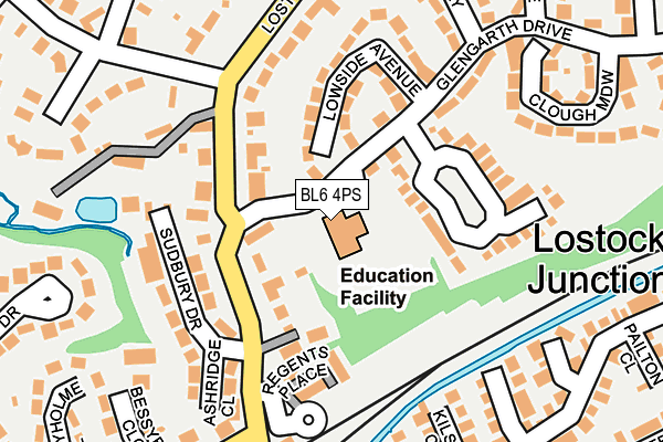 BL6 4PS map - OS OpenMap – Local (Ordnance Survey) BL6 4PS map - OS OpenMap – Local (Ordnance Survey)