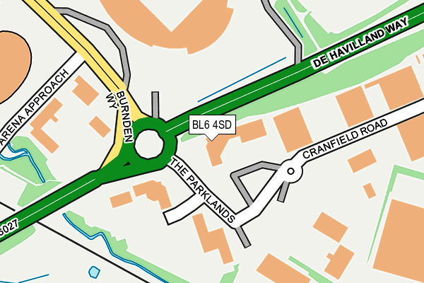 BL6 4SD map - OS OpenMap – Local (Ordnance Survey) BL6 4SD map - OS OpenMap – Local (Ordnance Survey)