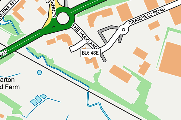 BL6 4SE map - OS OpenMap – Local (Ordnance Survey) BL6 4SE map - OS OpenMap – Local (Ordnance Survey)