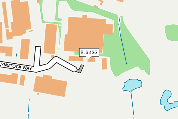 BL6 4SG map - OS OpenMap – Local (Ordnance Survey) BL6 4SG map - OS OpenMap – Local (Ordnance Survey)