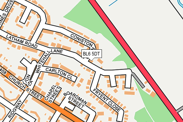 BL6 5DT map - OS OpenMap – Local (Ordnance Survey) BL6 5DT map - OS OpenMap – Local (Ordnance Survey)