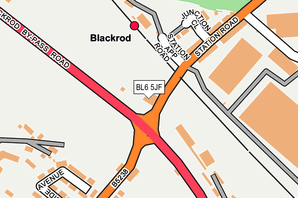 BL6 5JF map - OS OpenMap – Local (Ordnance Survey) BL6 5JF map - OS OpenMap – Local (Ordnance Survey)