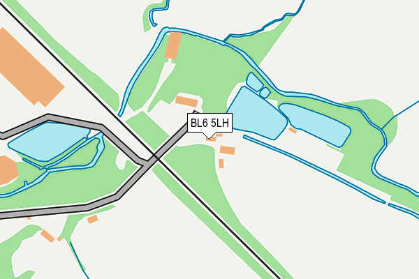 BL6 5LH map - OS OpenMap – Local (Ordnance Survey) BL6 5LH map - OS OpenMap – Local (Ordnance Survey)